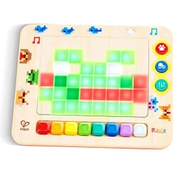 Hape Pixelz piano - musiklegetøj med 3 modes, lys og dyrelyde - fra 2 år