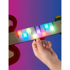 Hape Rainbow Rock guitar - musiklegetøj med lys, 5 sange og whammy bar - fra 3 år
