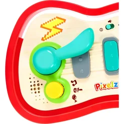 Hape Rainbow Rock guitar - musiklegetøj med lys, 5 sange og whammy bar - fra 3 år
