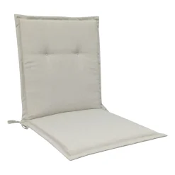 Havehynde til havestol - Beige universal stolehynde 5 cm skumfyld - God komfort skum & UV beskyttet betræk - Nordstrand Home hynde