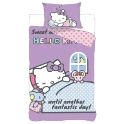 Hello Kitty sengetøj - 100% bomuld - Junior sengetøj 100x140 cm - Sweet Dreams