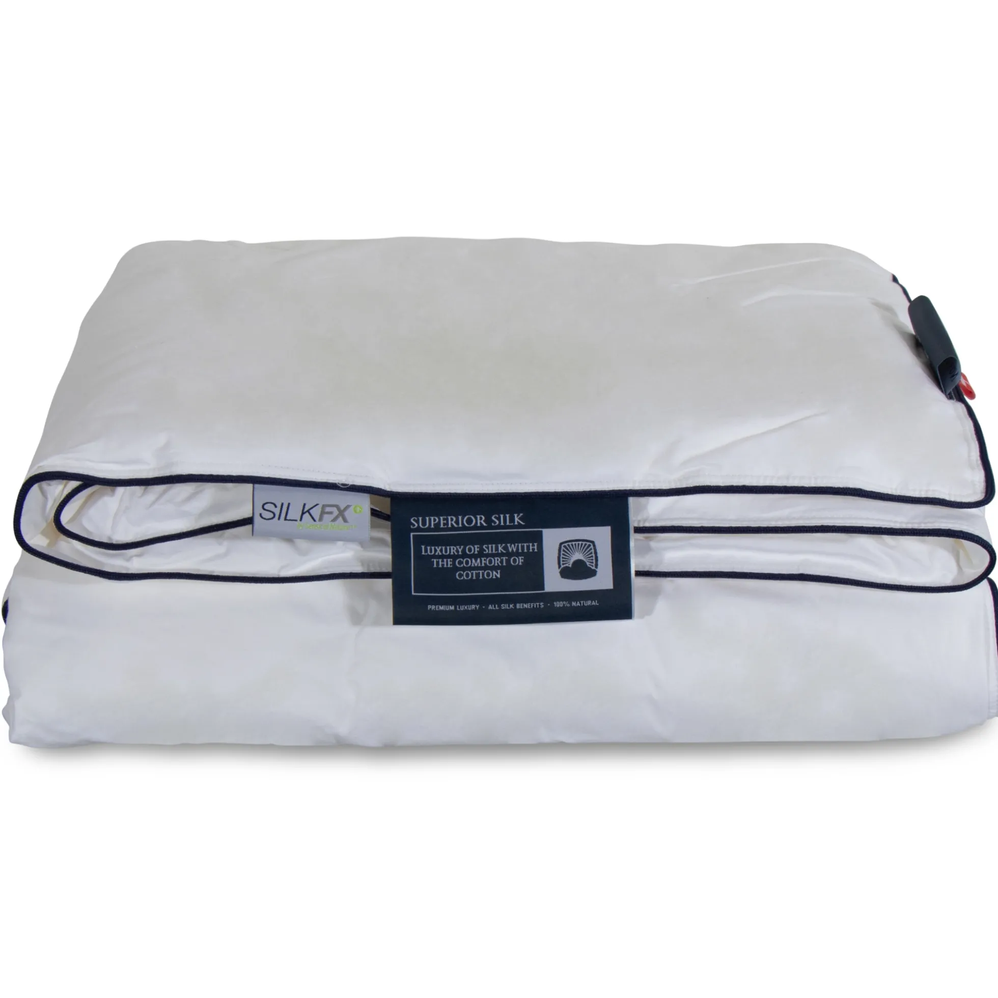 Helårs dobbeltsilkedyne - 100% langfibret mulberry silke - 200x220 cm - Nordic Comfort dobbeltdyne