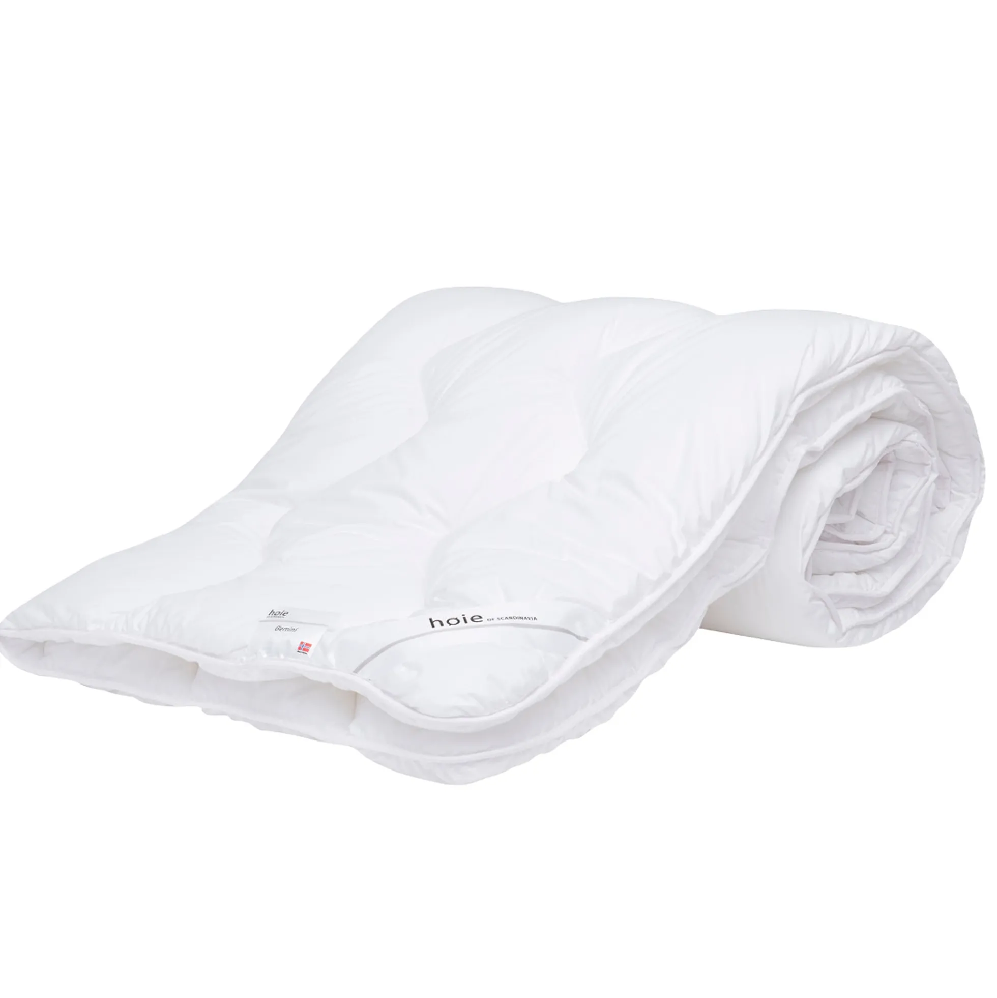 Helårsdyne - Blød fiberdyne - Tyk dyne med let & luftigt fiberfyld - 140x200 cm - Høie dyne Gemini