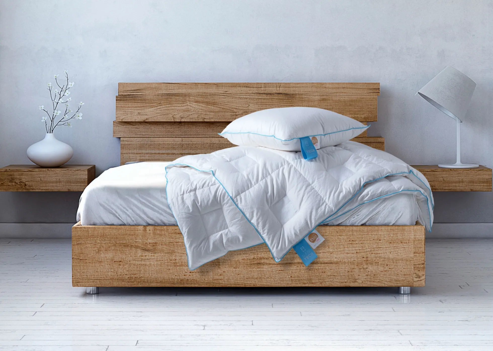 Helårsdyne - Moskusdundyne med klasse 1 moskusdun - 140x200 cm - SLEEP TECH By Borg Air flow dundyne