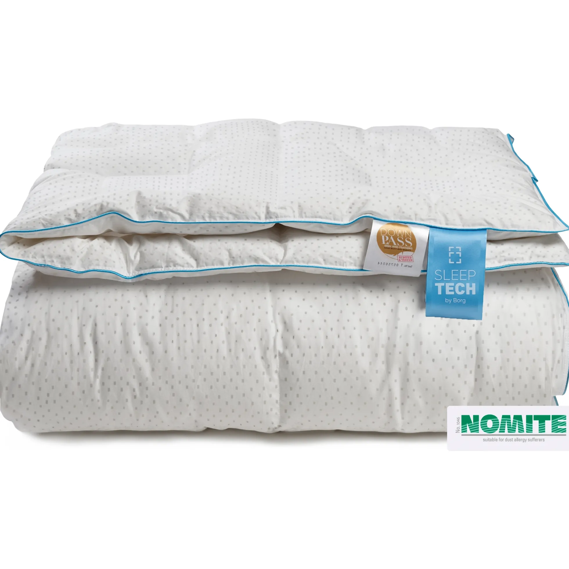Helårsdyne - Moskusdundyne med klasse 1 moskusdun - 140x200 cm - SLEEP TECH By Borg Air flow dundyne