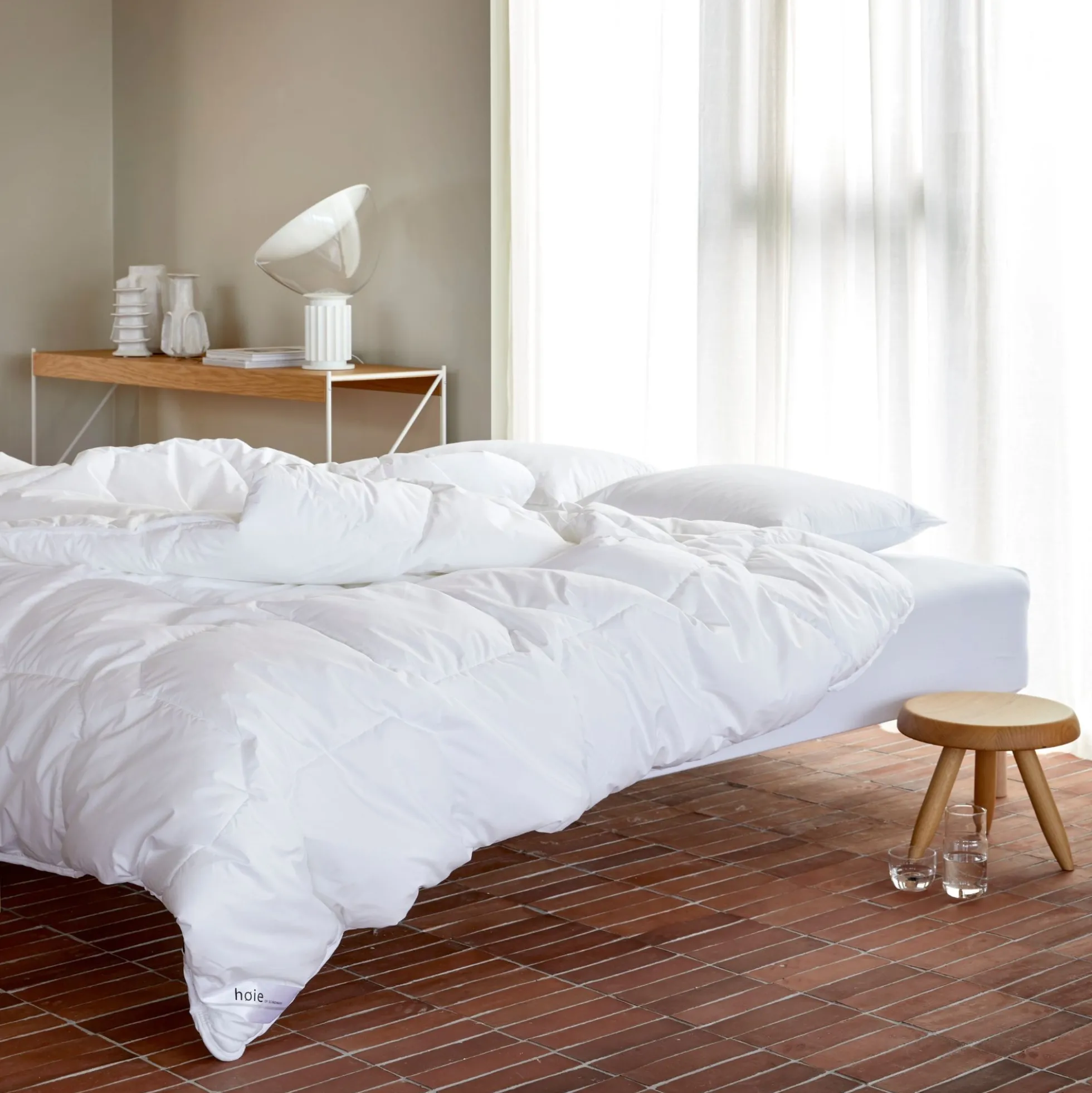 Helårs fiberdyne - Allergivenlig dyne - 140x200 cm - Allergo - Høie Of Scandinavia