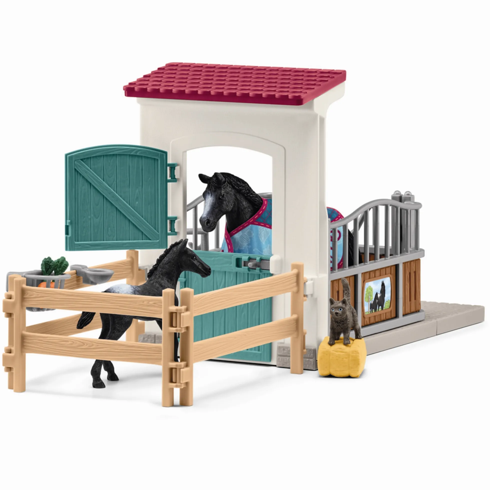 Hesteboks med hoppe og føl - 42611 - Schleich Horse Club