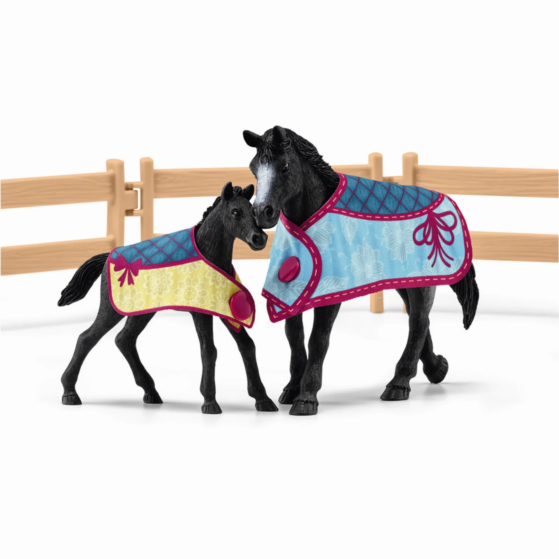 Hesteboks med hoppe og føl - 42611 - Schleich Horse Club