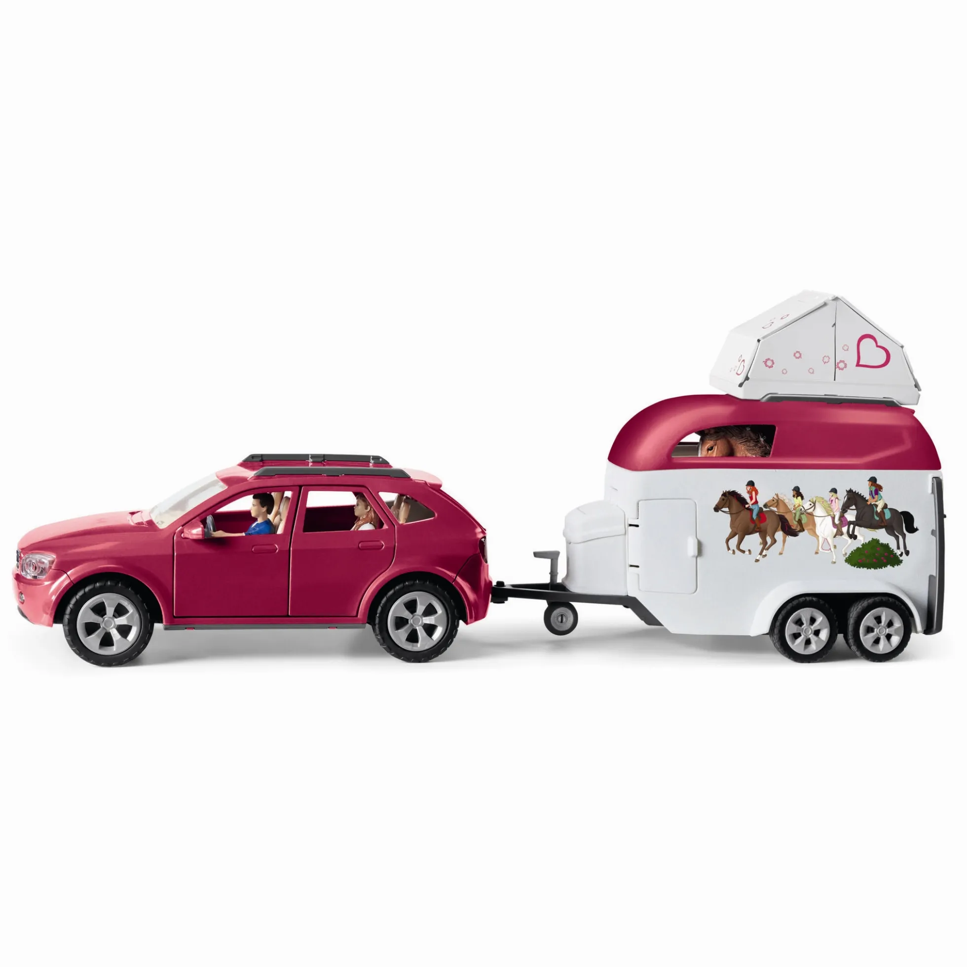 Hesteeventyr med bil og trailer - 42535 - Schleich Horse Club