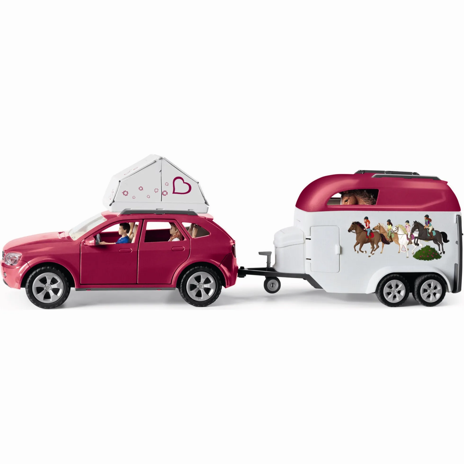 Hesteeventyr med bil og trailer - 42535 - Schleich Horse Club