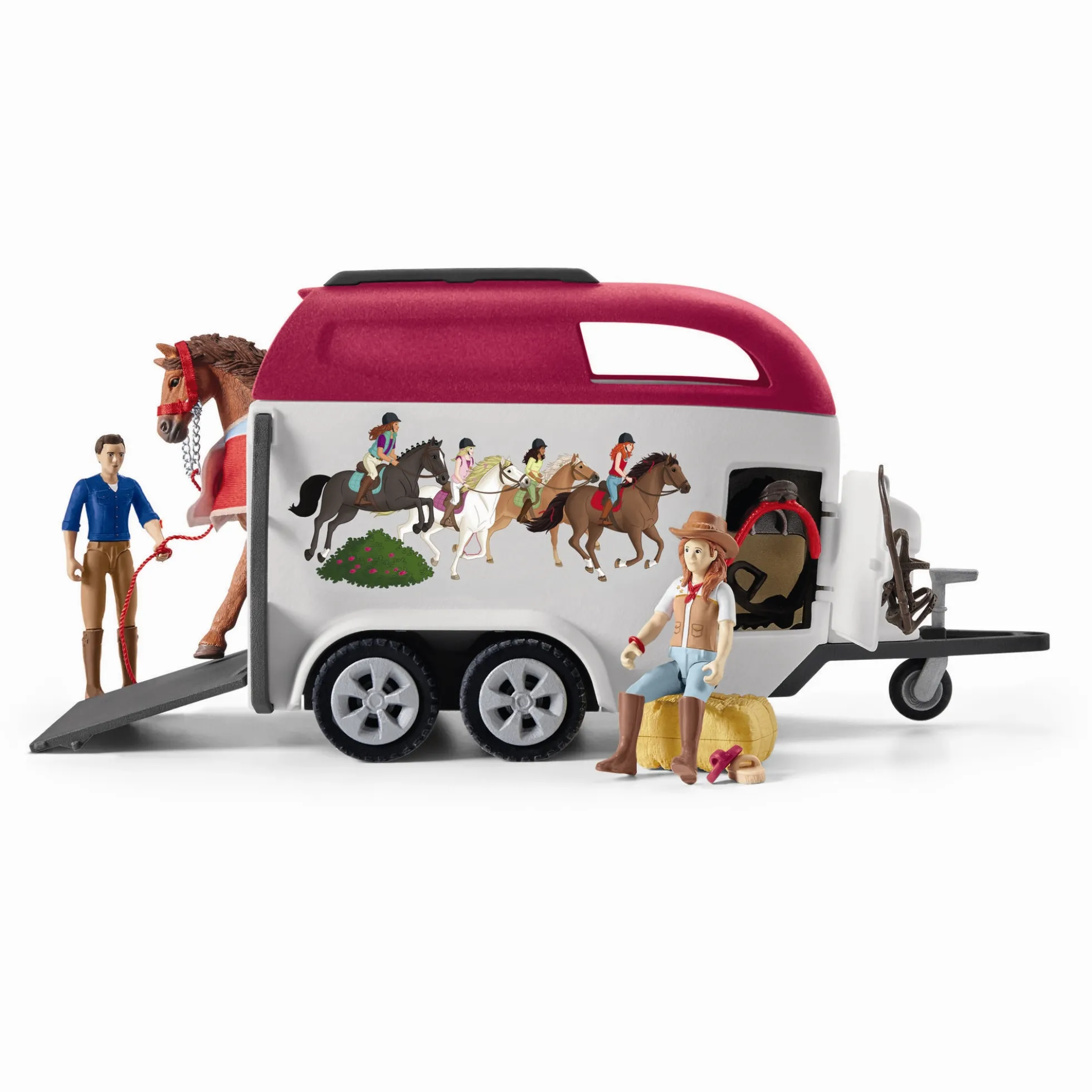 Hesteeventyr med bil og trailer - 42535 - Schleich Horse Club