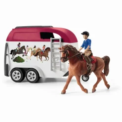 Hesteeventyr med bil og trailer - 42535 - Schleich Horse Club