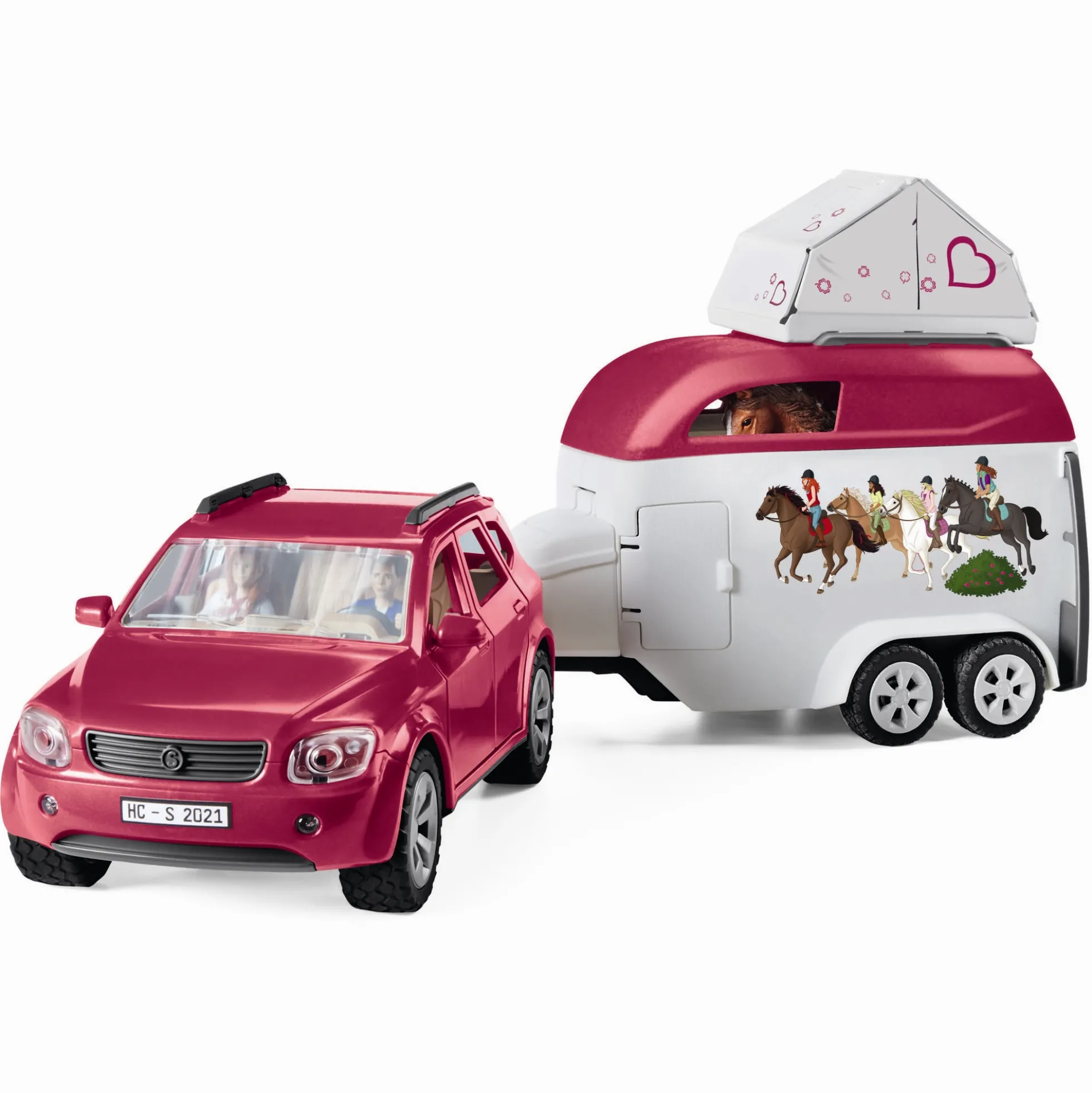 Hesteeventyr med bil og trailer - 42535 - Schleich Horse Club