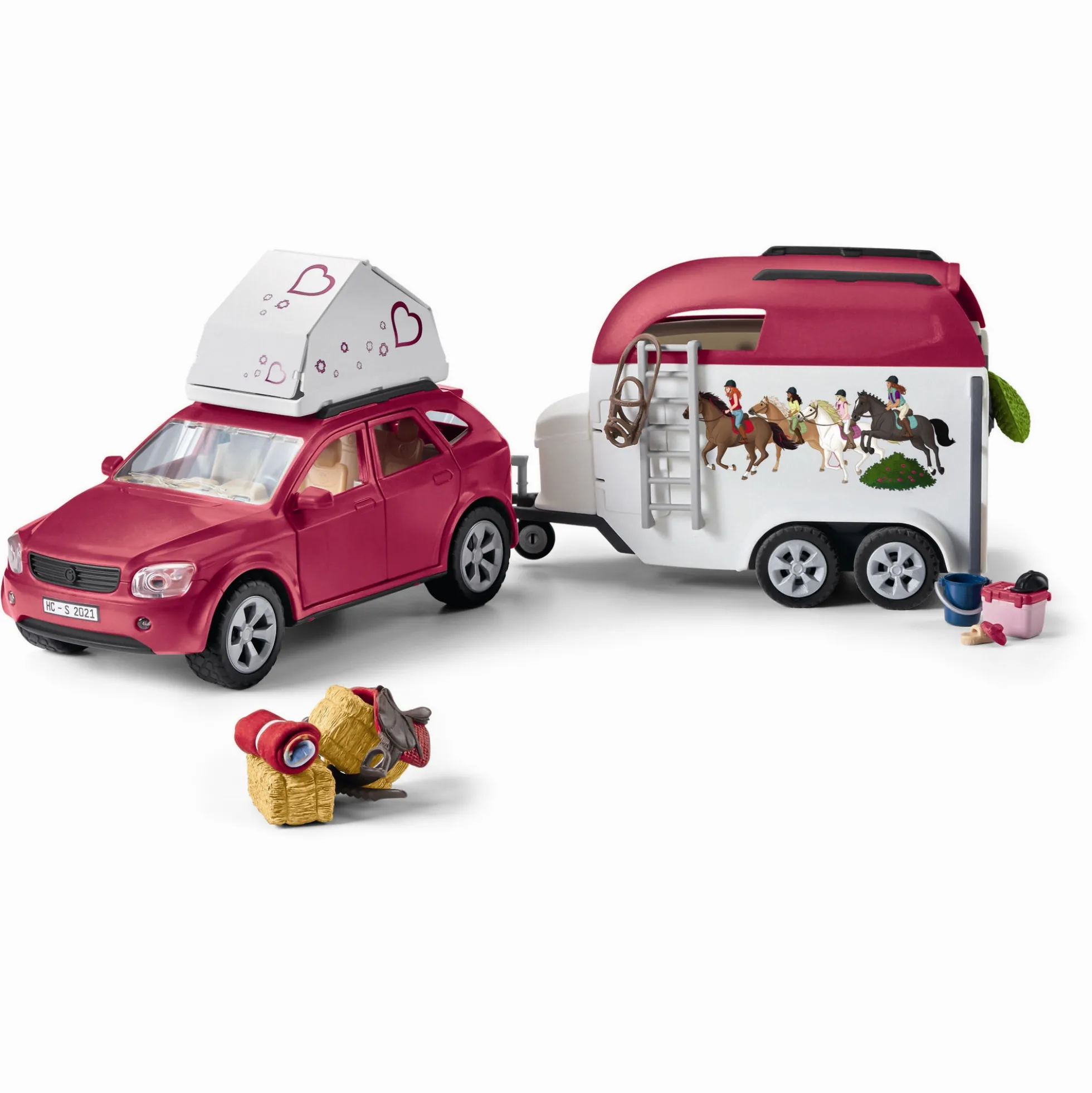 Hesteeventyr med bil og trailer - 42535 - Schleich Horse Club