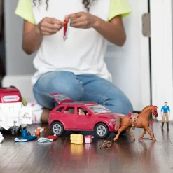 Hesteeventyr med bil og trailer - 42535 - Schleich Horse Club