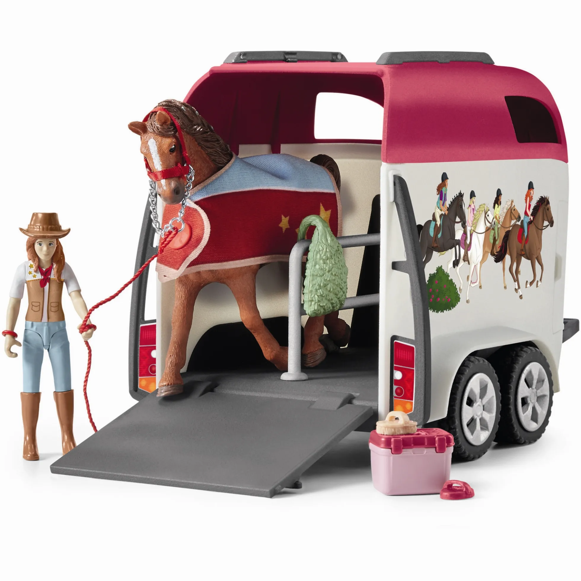 Hesteeventyr med bil og trailer - 42535 - Schleich Horse Club