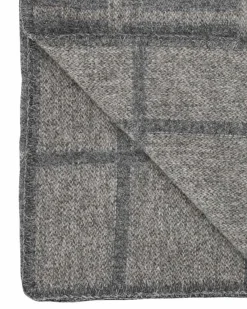 Høie uldplaid - 100% Norsk uld - Oppdal grå - 130x200 cm - Høie of Scandinavia