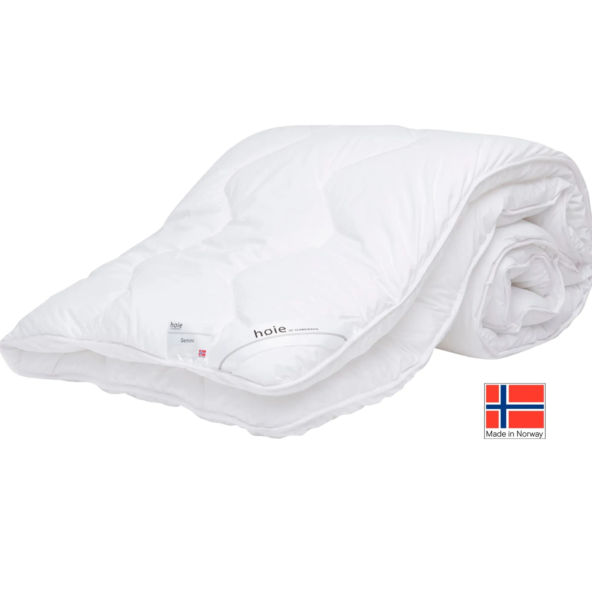 Høie vinterdyne - Termo fiberdyne - Tyk dyne med 2 lag - 140x220 cm - Høie Gemini varm dyne