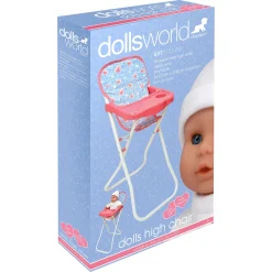 Højstol til babydukker - Passer til dukker op til 56 cm