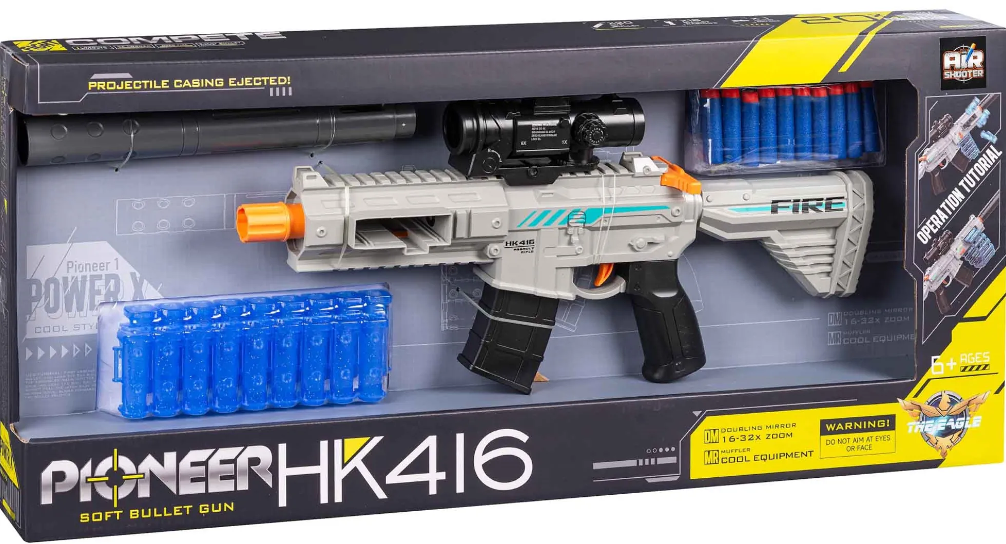 HK416 softbullet gevær 68 cm