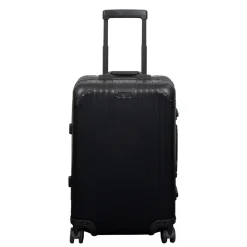 Håndbagage kuffert - Aluminiums kuffert - Sort - Luksuriøs trolley med TSA lås - 36 liter