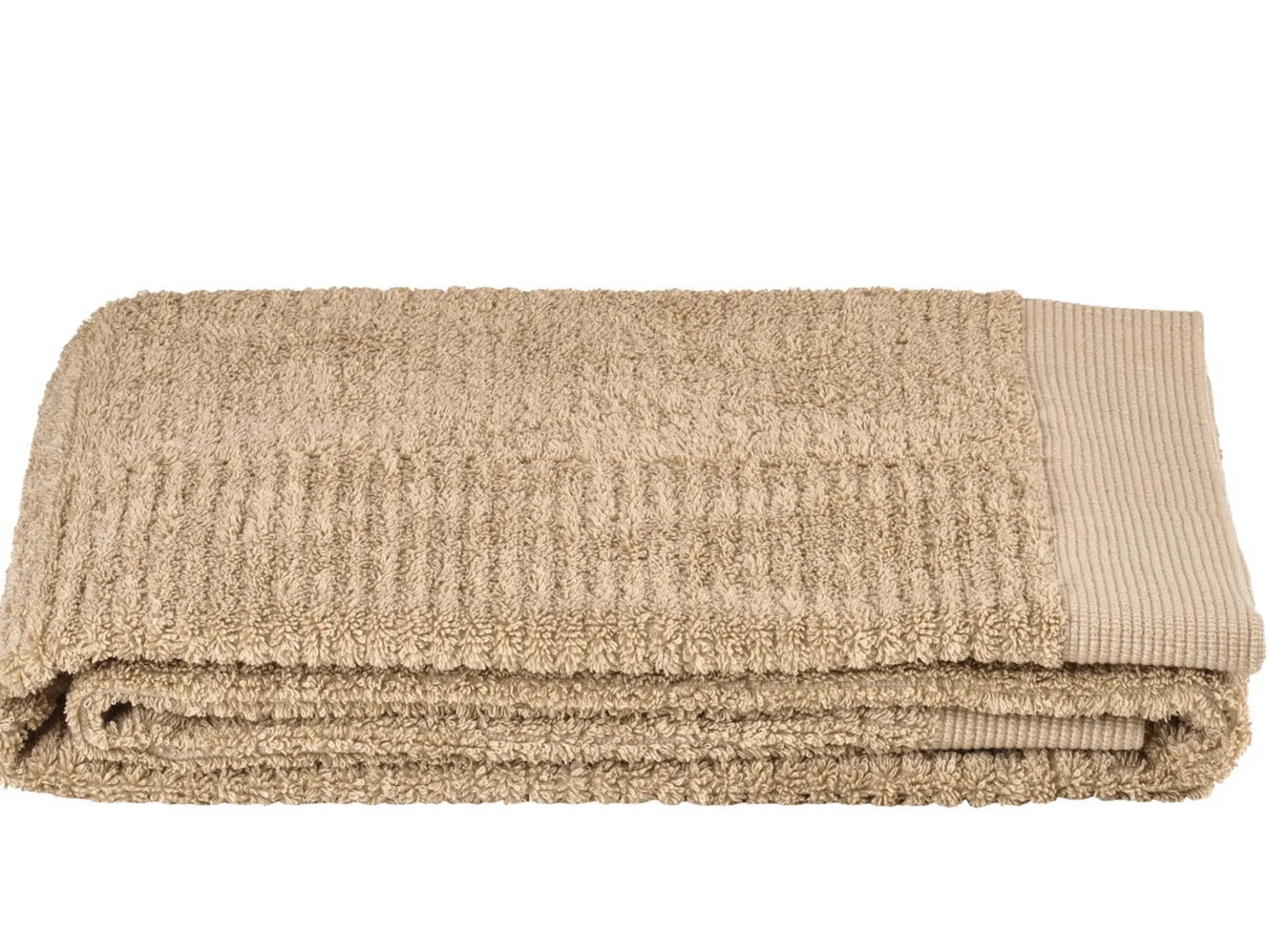 Håndklæde - 100% bomuld - Badehåndklæde 70x140 cm - Zone Denmark Classic - Camel