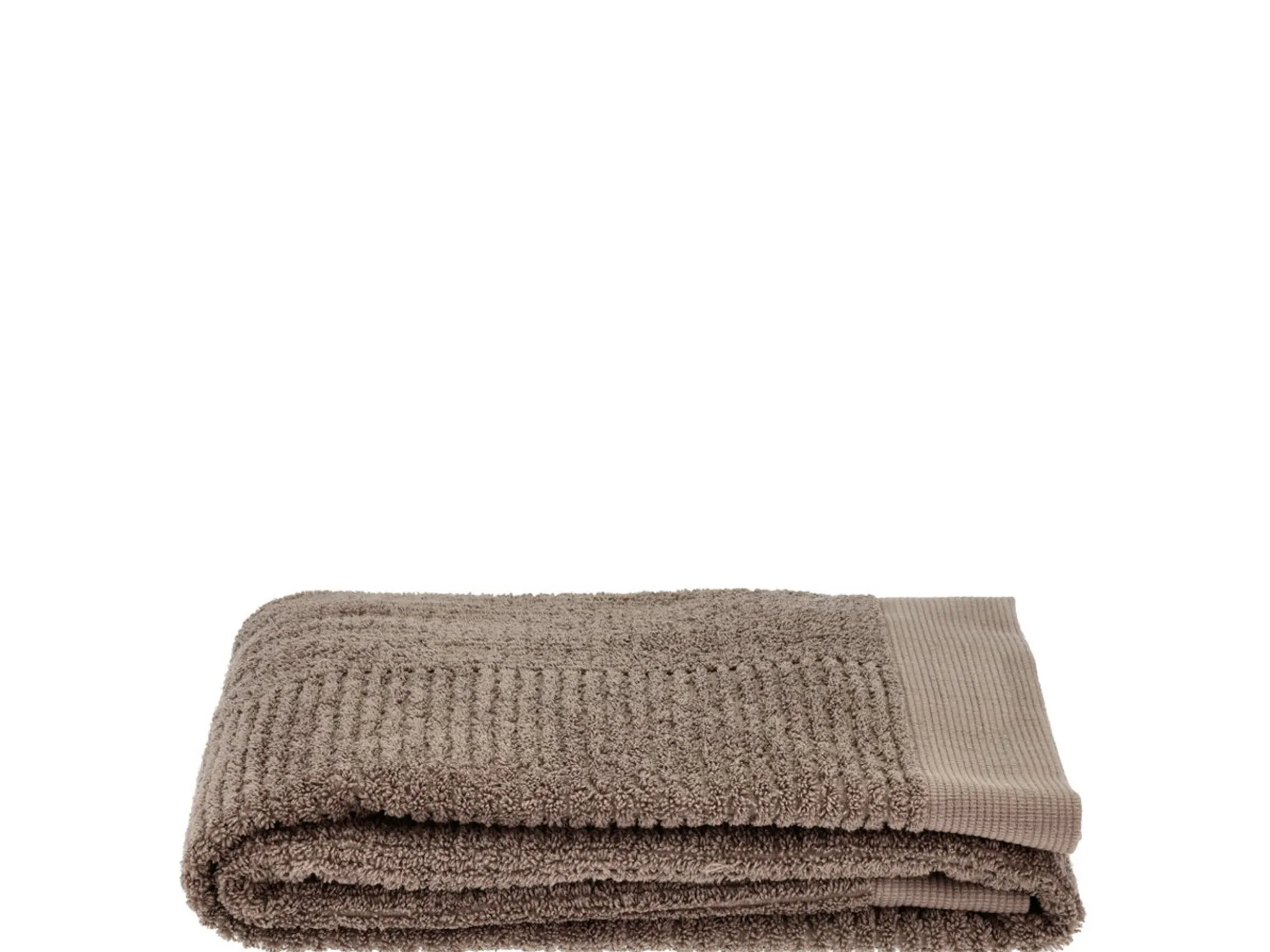 Håndklæde - 100% bomuld - Gæstehåndklæde 50x70 cm - Zone Denmark Classic - Taupe