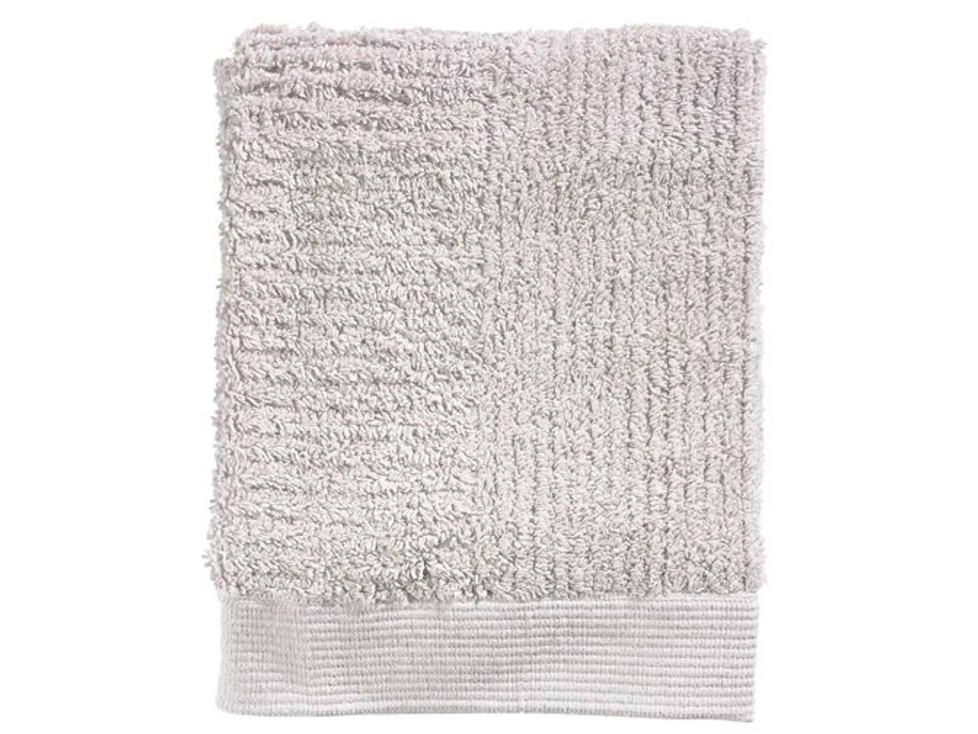 Håndklæde - 100% bomuld - Gæstehåndklæde 50x70 cm - Zone Denmark Classic - Soft Grey