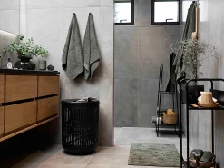 Håndklæde - 100% bomuld - Gæstehåndklæde 50x70 cm - Zone Denmark Classic - Olive Green