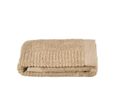 Håndklæde - 100% bomuld - Gæstehåndklæde 50x70 cm - Zone Denmark Classic - Camel