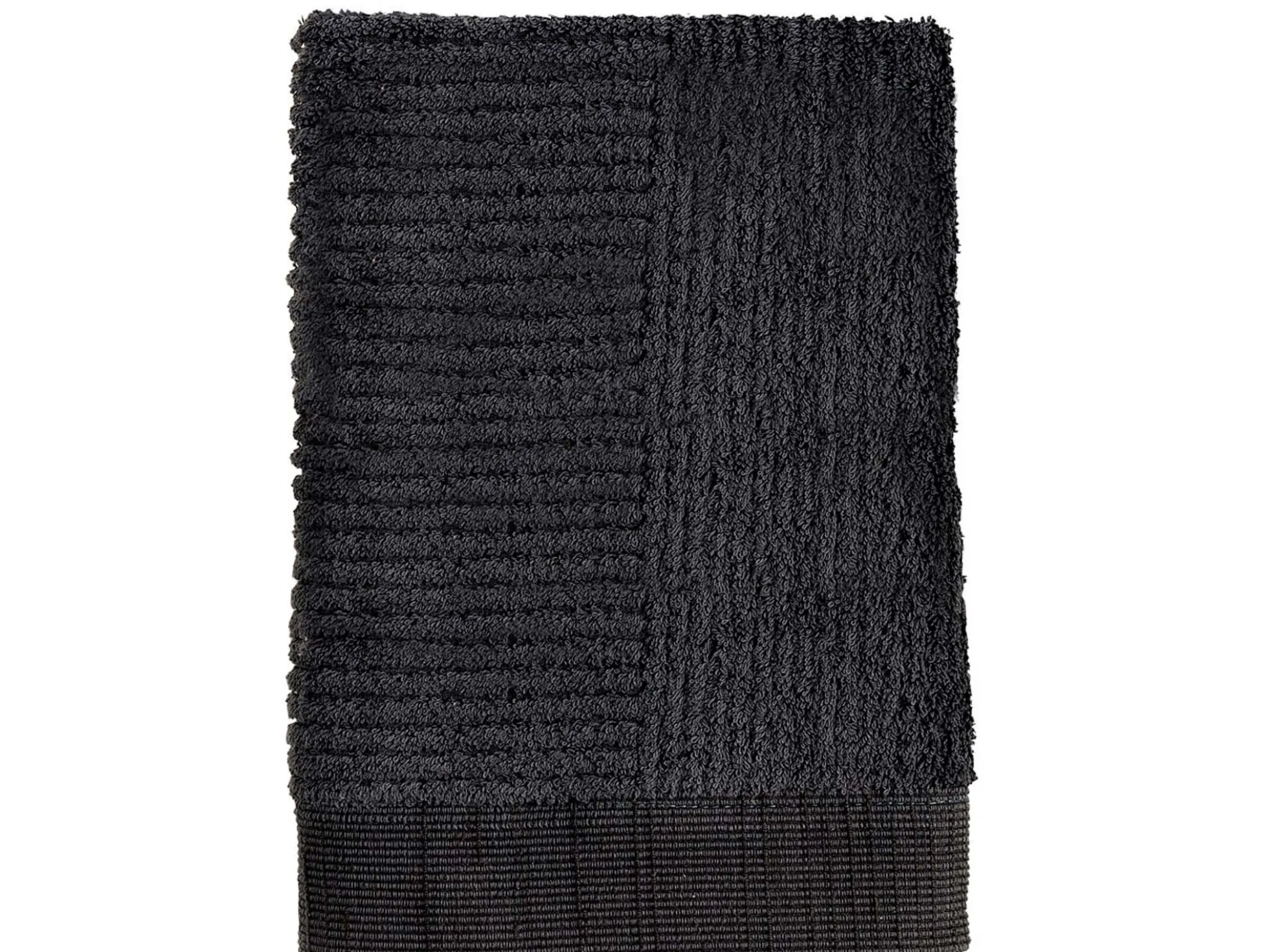 Håndklæde - 100% bomuld - Gæstehåndklæde 50x70 cm - Zone Denmark Classic - Black