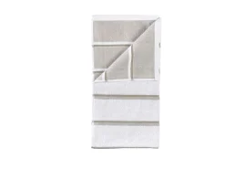 Håndklæde - 100% bomuld - 50x100 cm - Zone Denmark Sauna - Stribet White