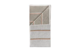 Håndklæde - 100% bomuld - 50x100 cm - Zone Denmark Sauna - Soft Grey