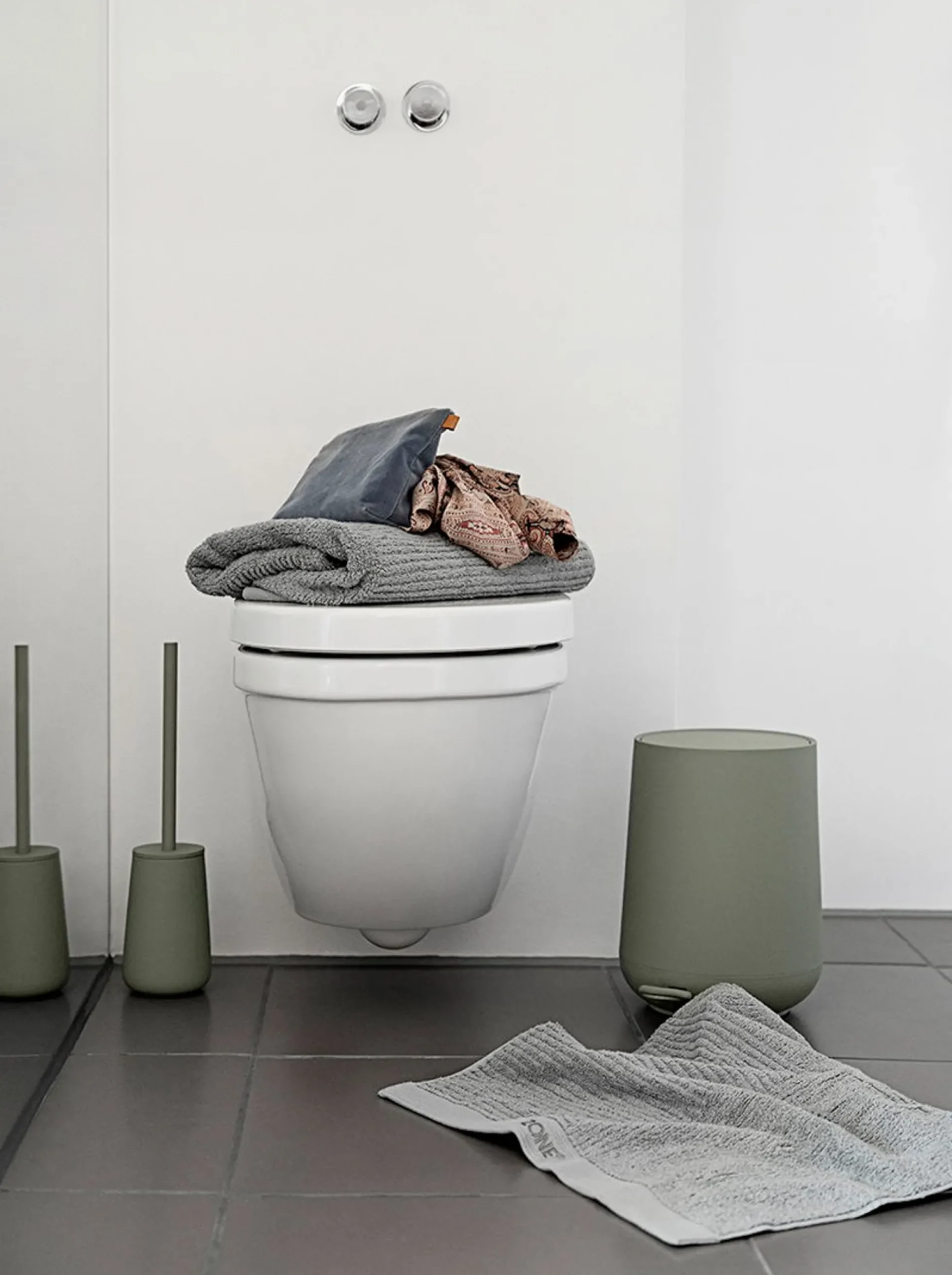 Håndklæde - 100% bomuld - 50x100 cm - Zone Denmark Classic - Matcha Green