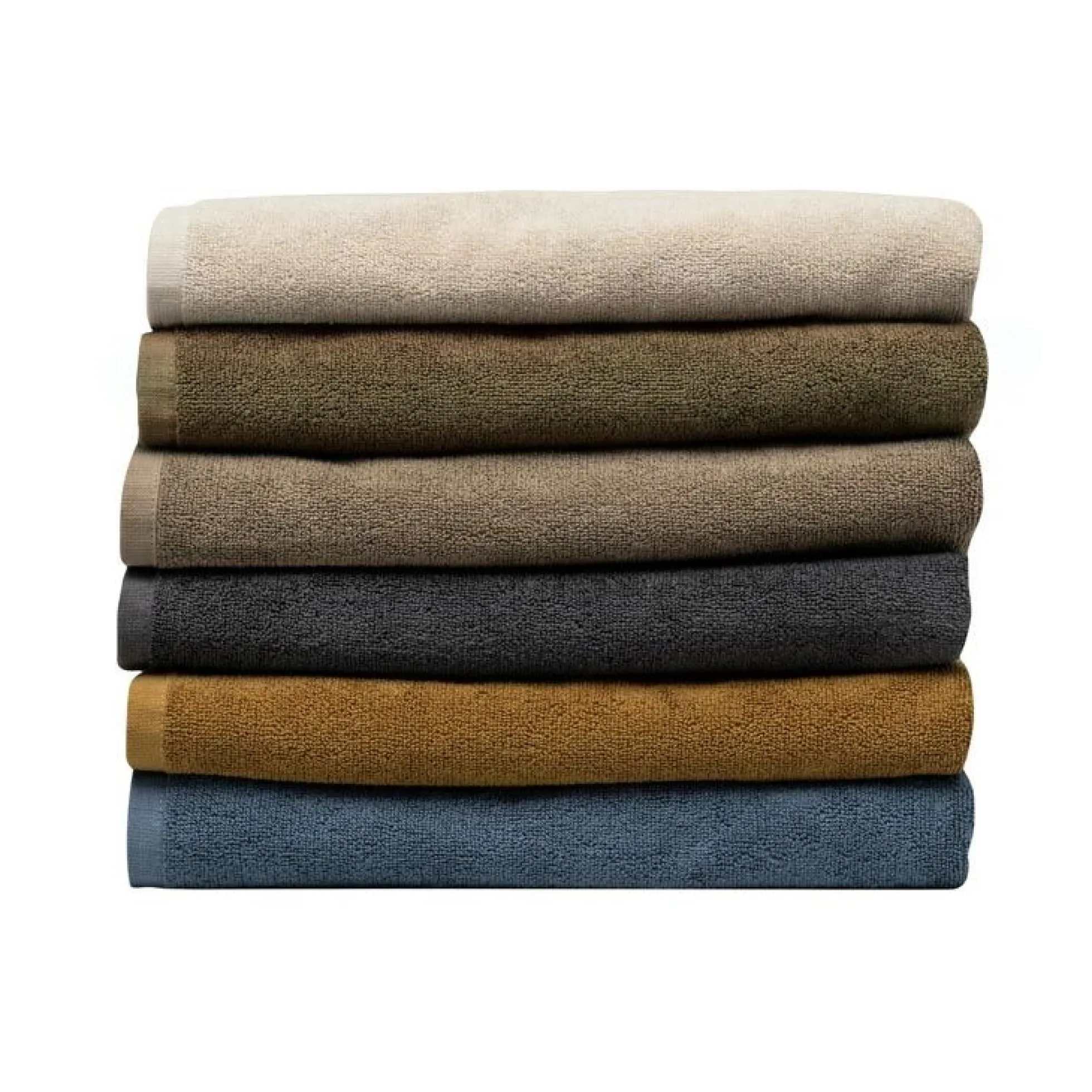 Håndklæde - 50x90 cm - Mørkeblå - 100% Økologisk bomuld - Frotte håndklæde fra Høie