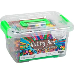 Hobbybox fuld af kreative dele - 1600 dele