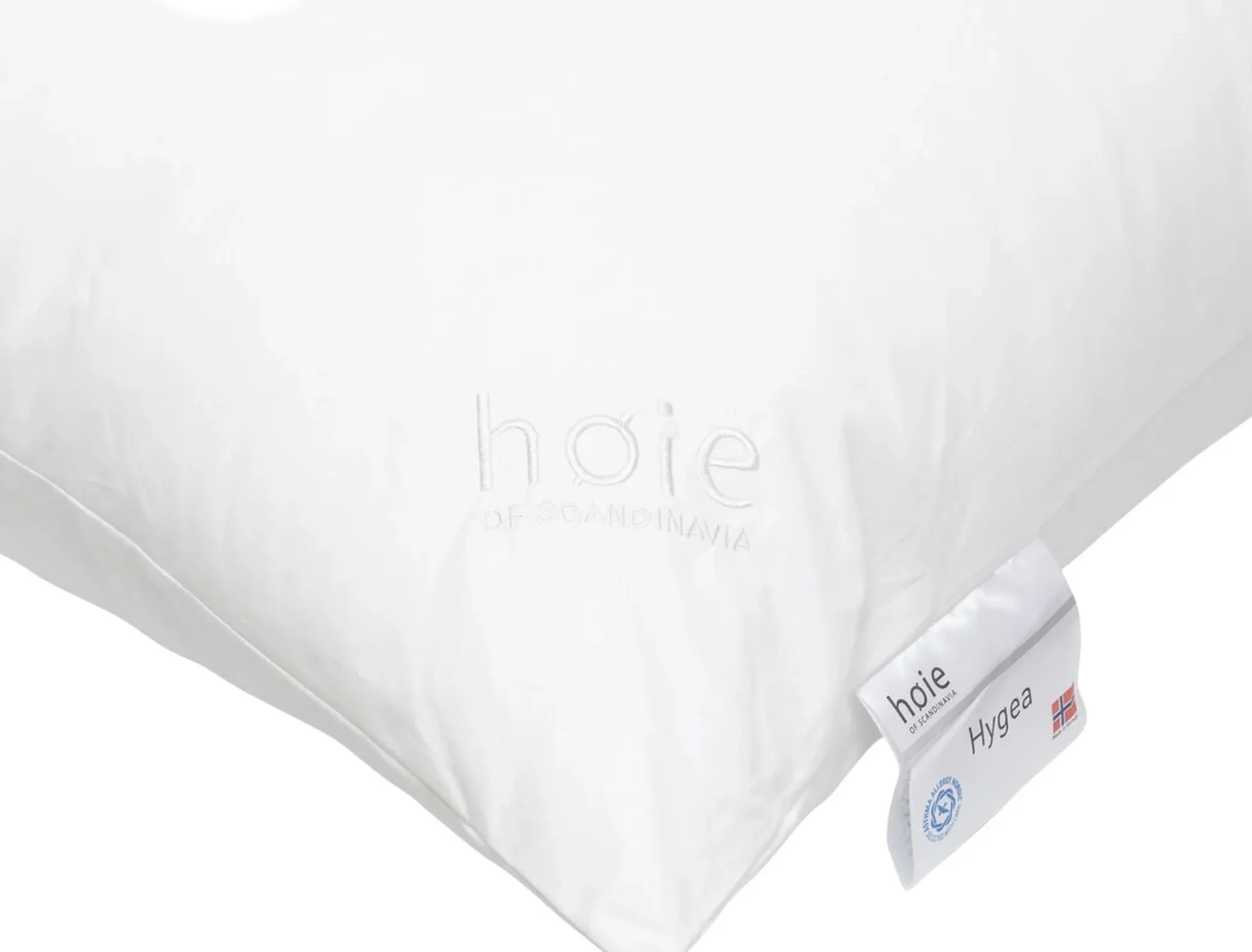 Hotel pude - Hygea - Stor pude - Allergivenlig Fiberpude - 70x100 cm - Høie of Scandinavia