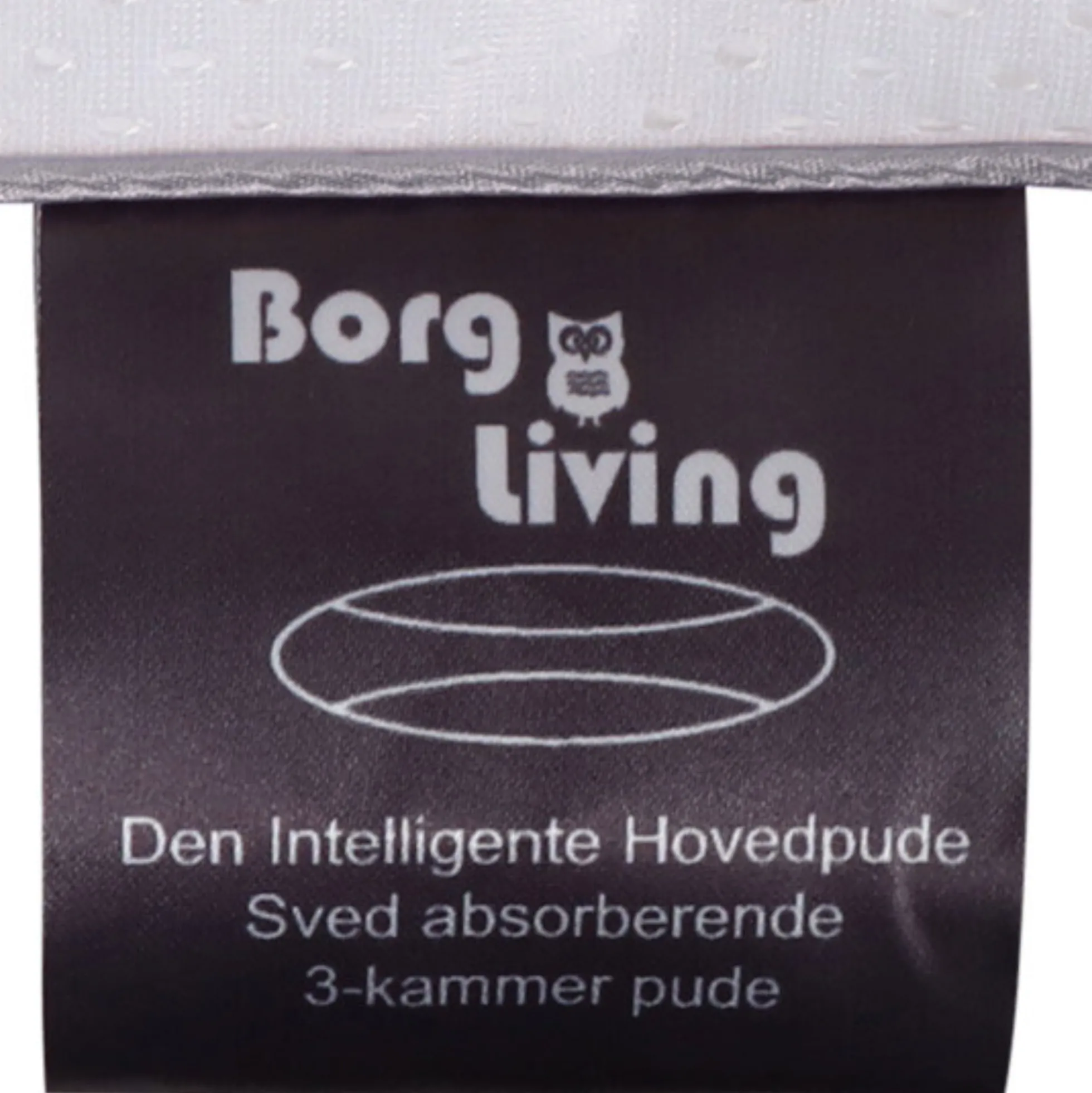 Hovedpude - Den intelligente pude - 3 kammer mellem hovedpude - 60x63 cm - Borg Living