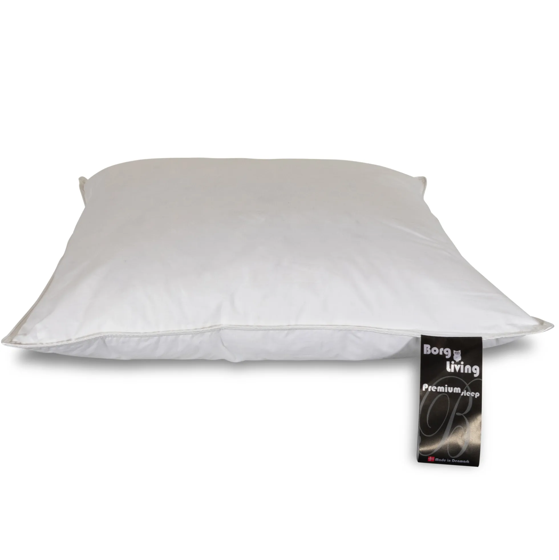 Hovedpude med moskusdun - 60x63 cm - 3 lags dunpude - Dansk Favorit pude