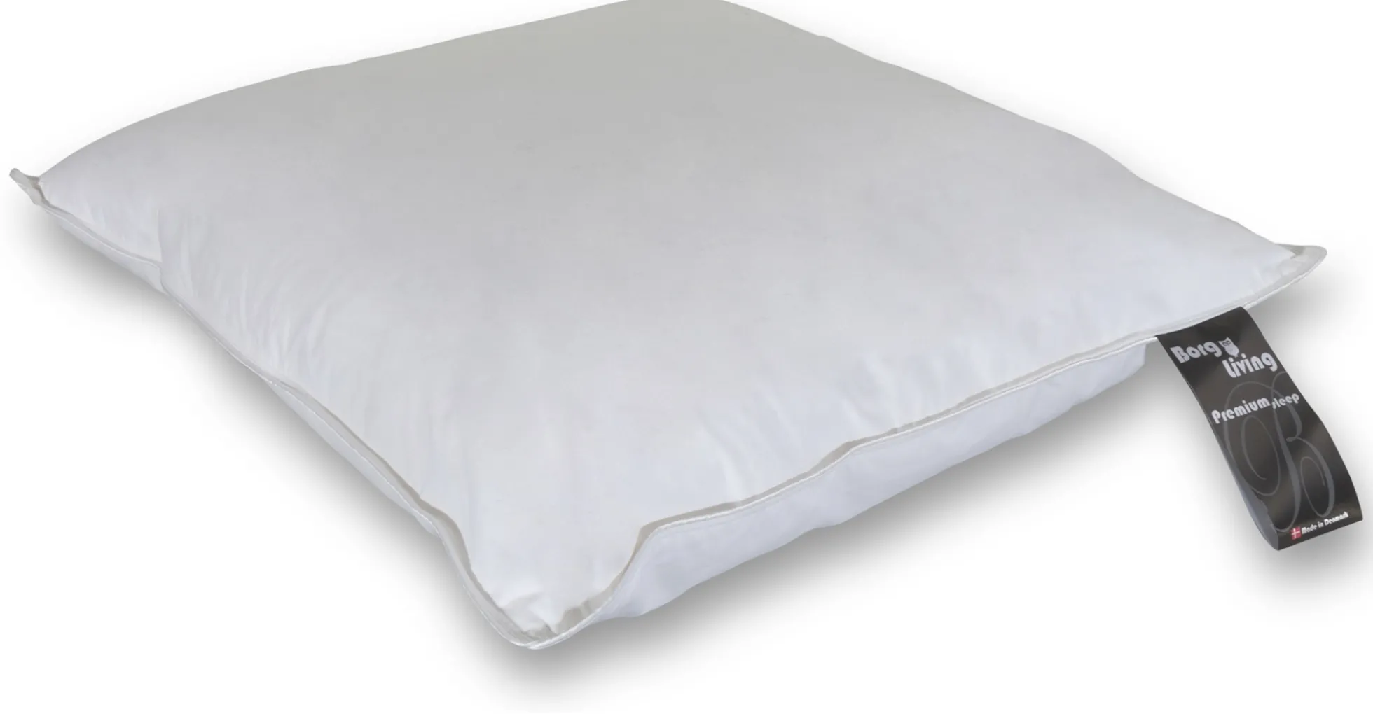 Hovedpude med moskusdun - 60x63 cm - 3 lags dunpude - Dansk Favorit pude