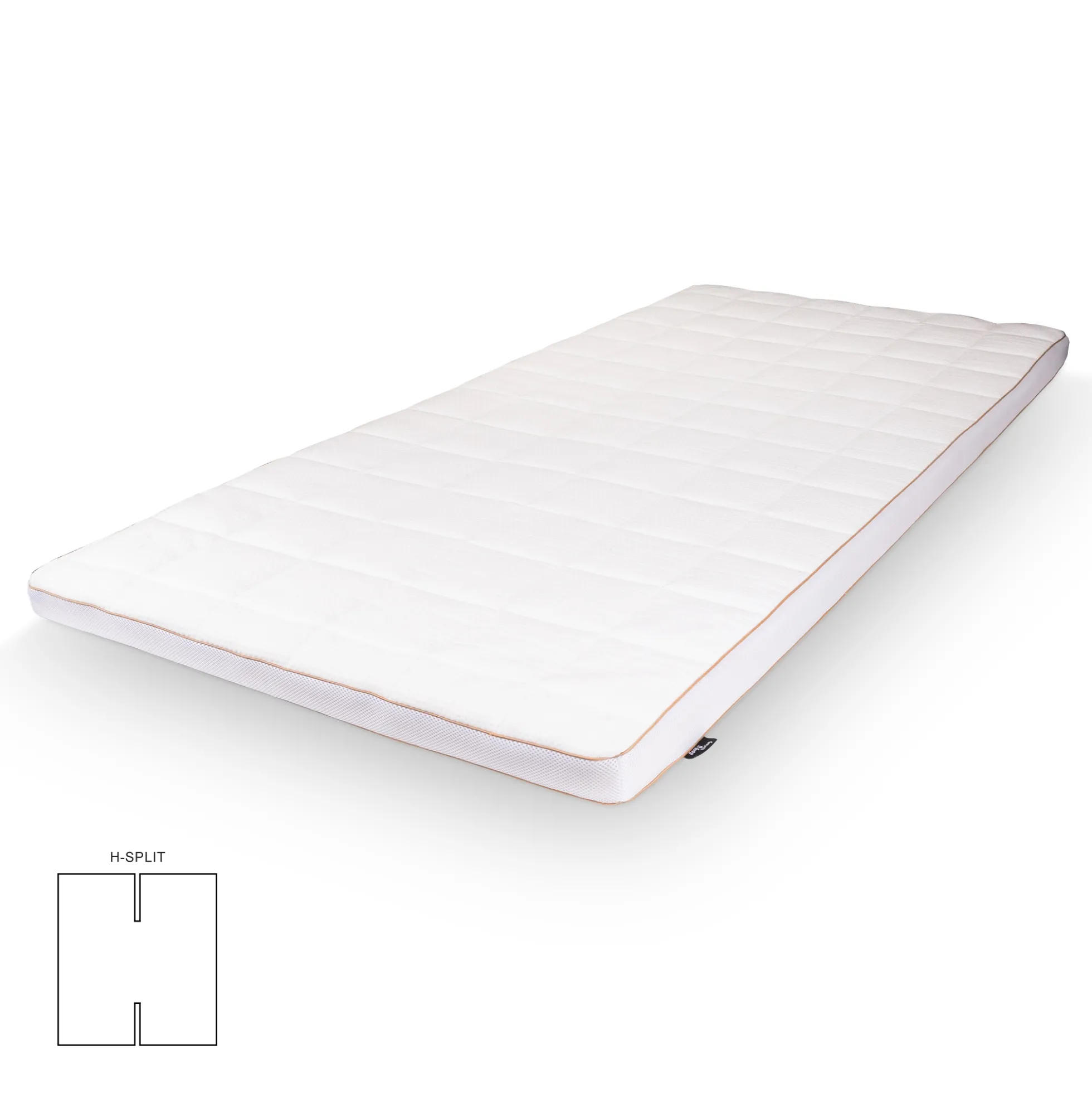 H-split topmadras - 180x200 cm 5 cm høj - NASA Memoryskum - Ergonomisk topmadras - Borg Living