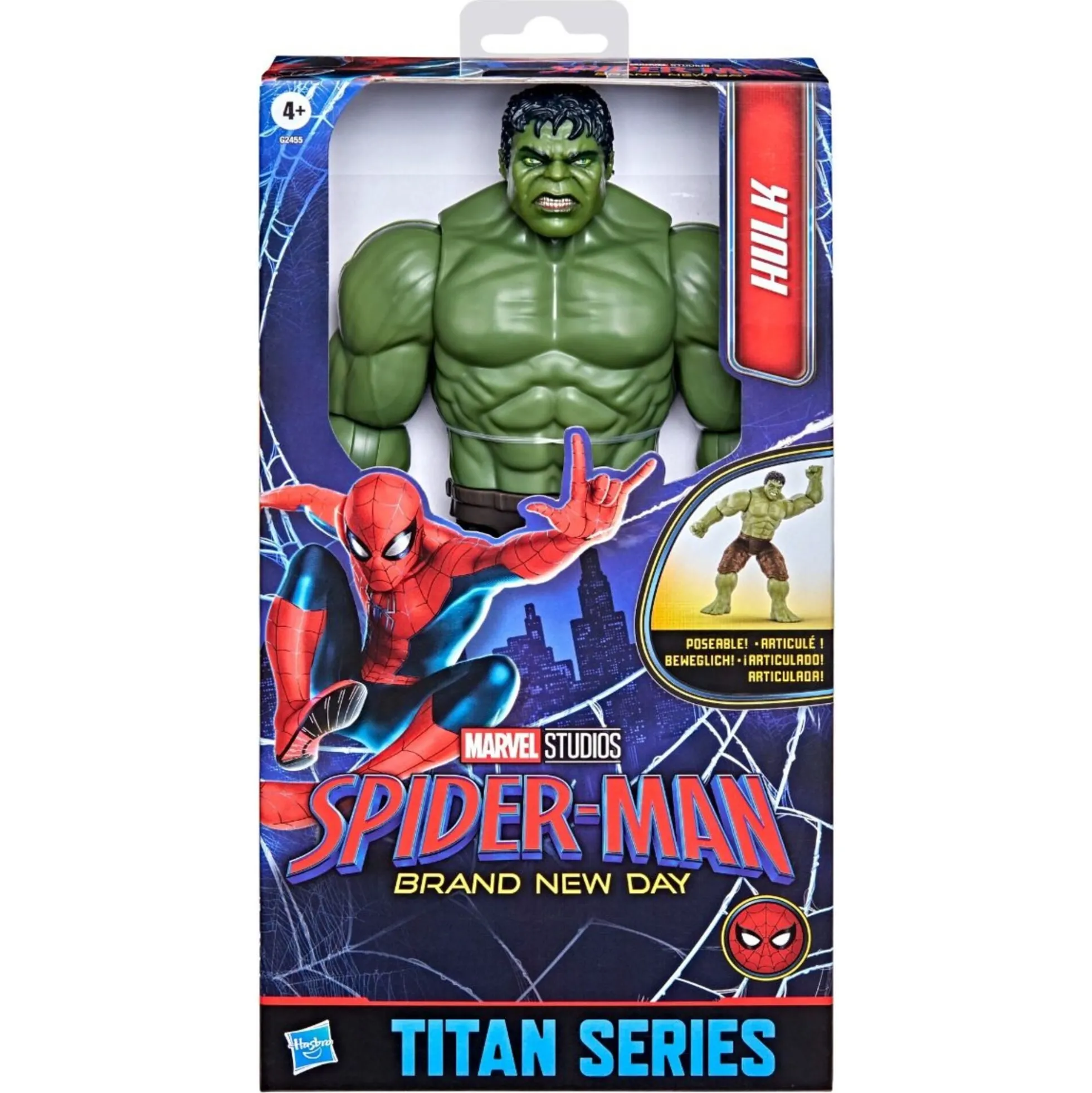 Hulk actionfigur med bevægelige led til superhelteleg - 30 cm