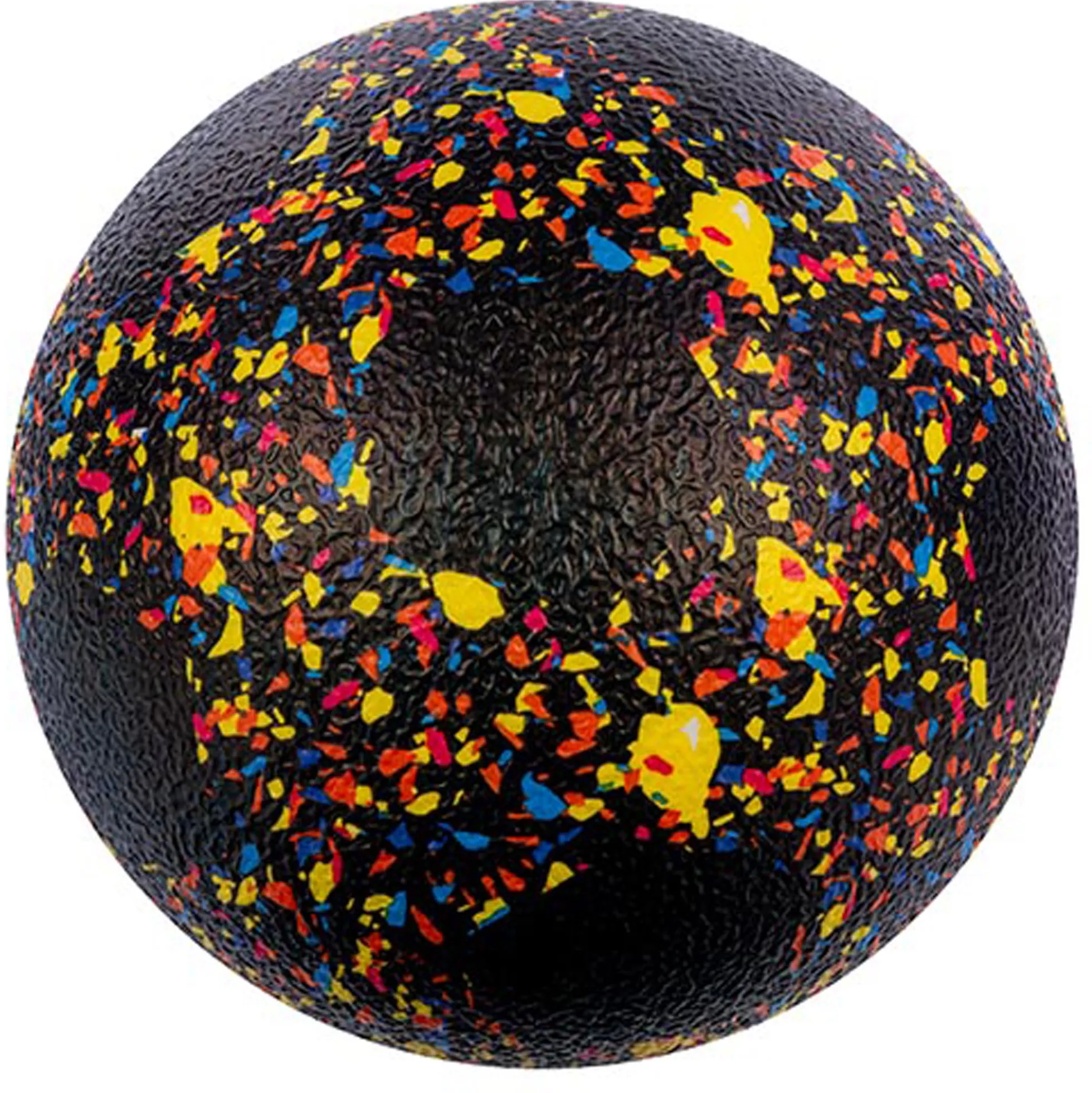 Høvdingebold 15 cm - Sort og gul