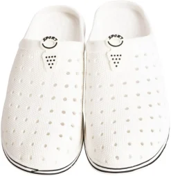 Hvide Crocs sko - Str. 36/37 - Unisex - Letvægtssko til fritidsbrug