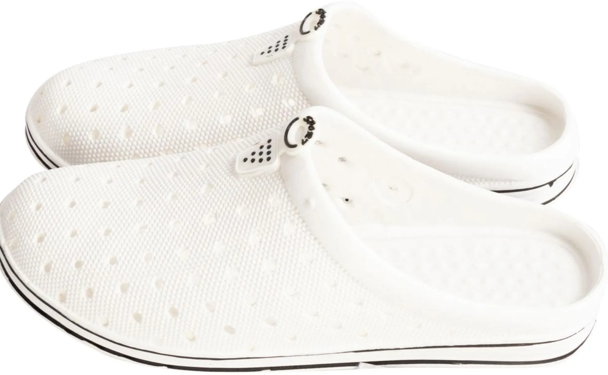 Hvide Crocs sko - Str. 36/37 - Unisex - Letvægtssko til fritidsbrug