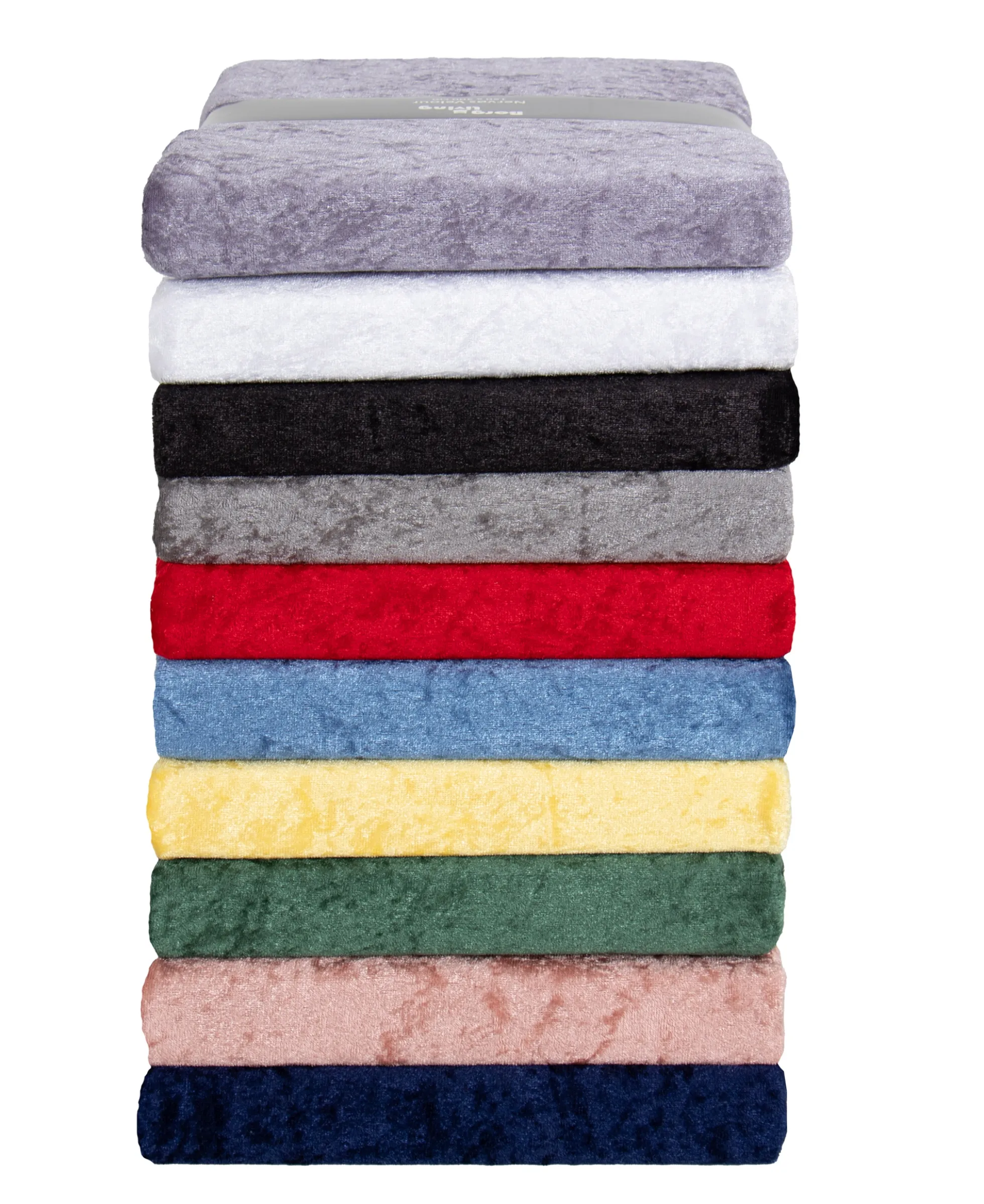 Hvid velour dug - 3 meter dug - Nervøs velour - Blødt velour stof til borddug - Pakke med 3 meter