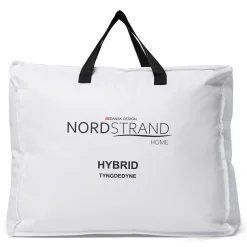 Hybriddyne 9,9 kg vægtdyne med glasperler - 140x220 cm - Helårsdyne med ekstra vægt - Lun kugledyne fra Nordstrand Home