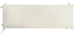 Hynde til bænk - Beige havebænk hynde med 7 cm skum - UV-beskyttet havehynde - Nordstrand Home bænk hynde
