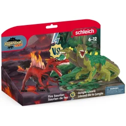 Ild saurian vs. Jungle øgle - 70834 - Schleich Eldrador