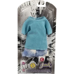 Jack dukketøj - Blå t-shirt og shorts - til 29 cm dukker